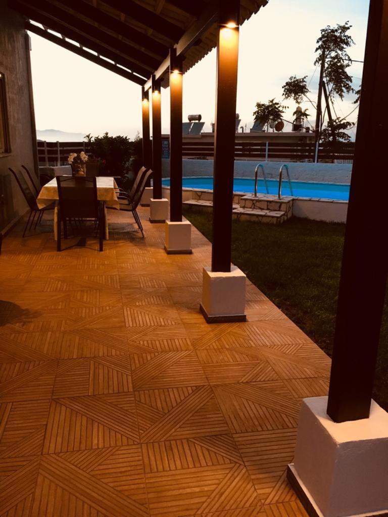 Fontana Luxury Villa Salakos With Pool Near Beach Exteriör bild