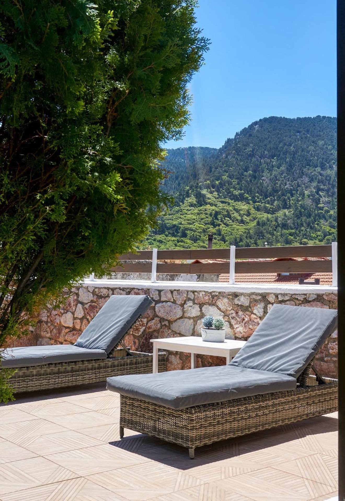 Fontana Luxury Villa Salakos With Pool Near Beach Exteriör bild
