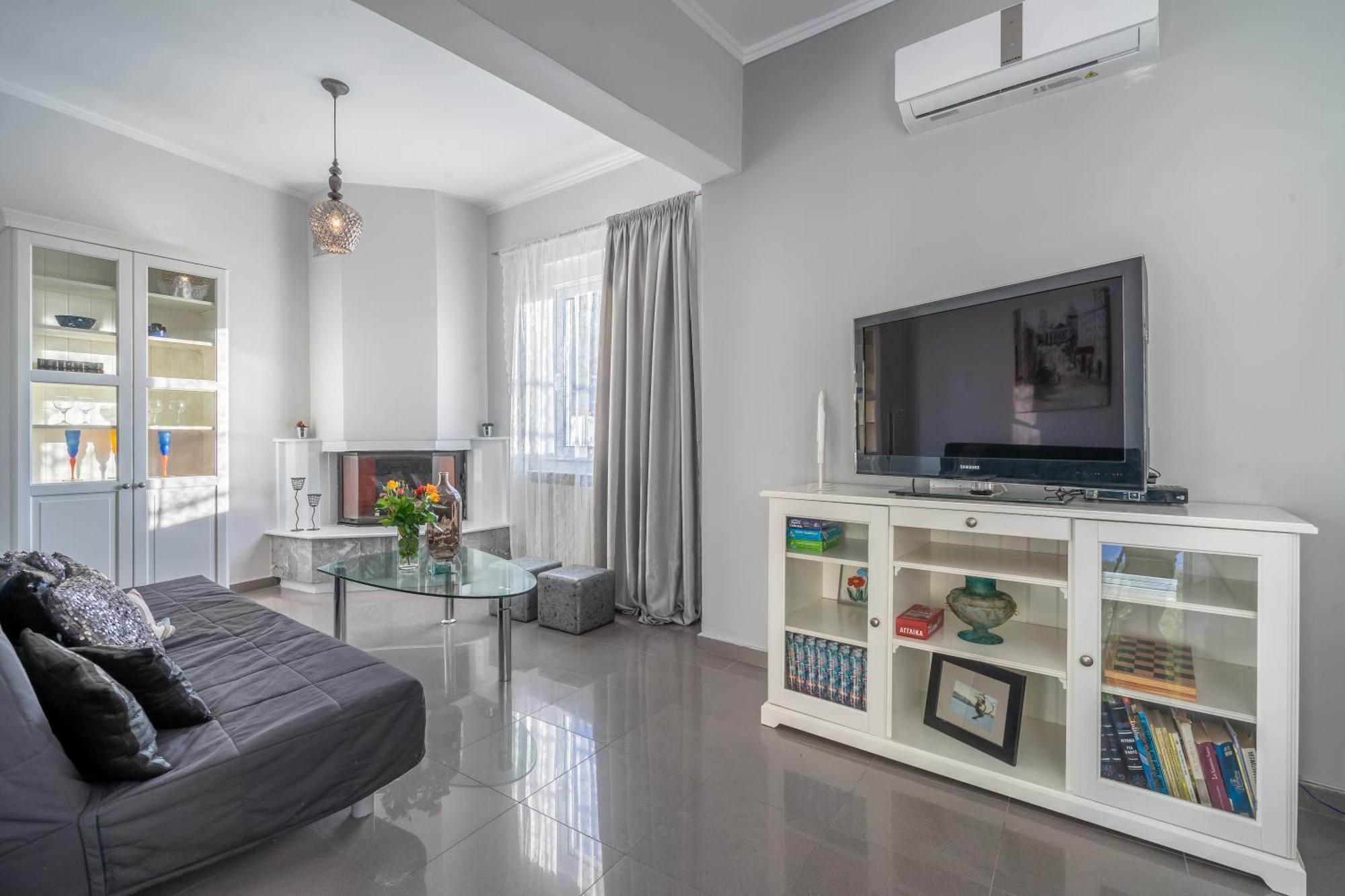 Fontana Luxury Villa Salakos With Pool Near Beach Exteriör bild