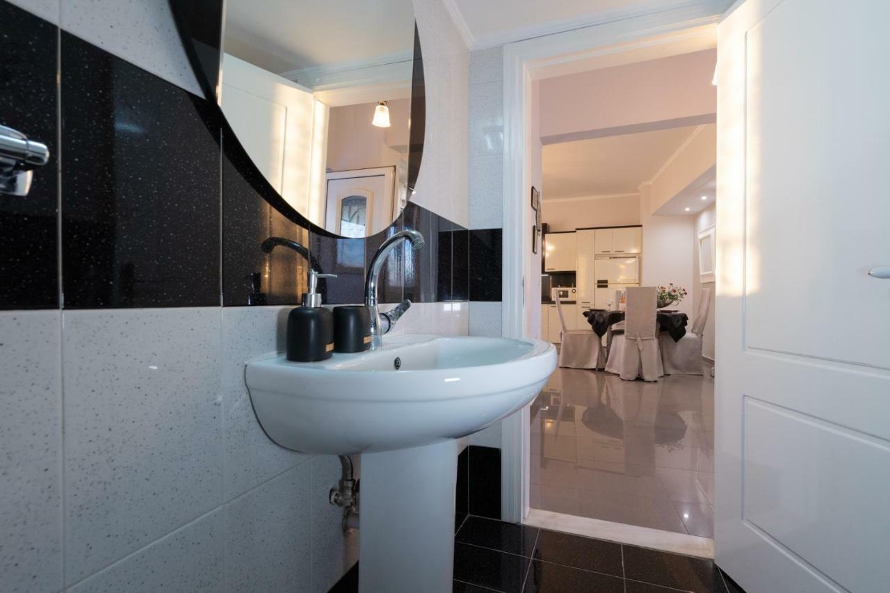 Fontana Luxury Villa Salakos With Pool Near Beach Exteriör bild